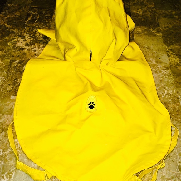 Doggiduds Size Small Yellow Doggie raincoat.. 🐶 - Picture 3 of 6